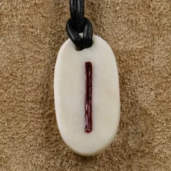 Knochen Rune 11 isa - i Schmuck Anhänger