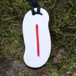 Knochen Rune 11 isa - i Schmuck Anhänger
