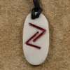 Knochen Rune 12 jera - j Schmuck Anhänger