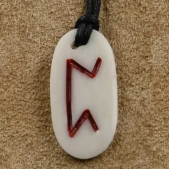 Knochen Rune 14 perdhro - p Schmuck Anhänger