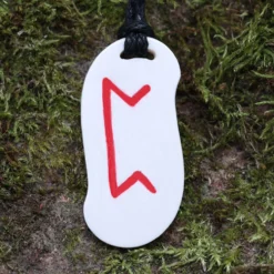 Knochen Rune 14 perdhro - p Schmuck Anhänger