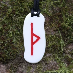 Knochen Rune 3 thurisaz - th Schmuck Anhänger