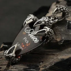Kralle Plektrumhalter Schmuck Anhänger 925 Silber