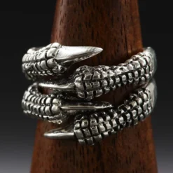 Kralle Ring Gothic Schmuck 925 Silber