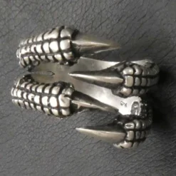 Kralle Ring Gothic Schmuck 925 Silber
