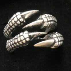 Kralle Ring Gothic Schmuck 925 Silber