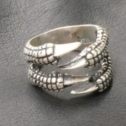 Kralle Ring Gothic Schmuck 925 Silber
