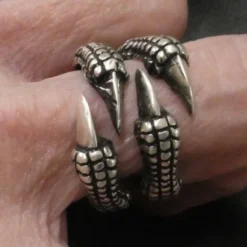 Kralle Ring Gothic Schmuck 925 Silber
