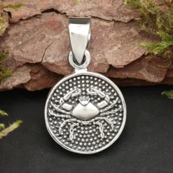 Krebs Schmuck Astrologie Sternzeichen 925 Silber Anhänger Schmuck