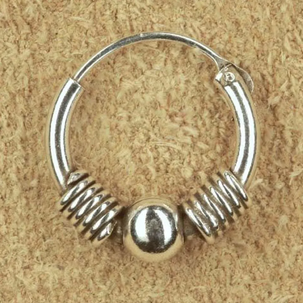Kreole 925 Silber Kugel 12 mm 1,5mm