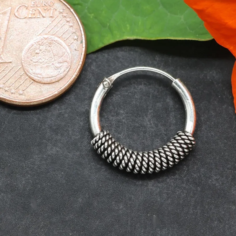 Kreole 925 Silber 14mm 1,5mm