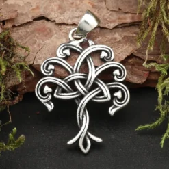 Lebensbaum Anhänger Schmuck Silber Kettenanhänger 925/000 Kelten Knoten