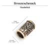 Lebensbaum Bartperle Bartschmuck Bronze Haarschmuck