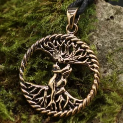 Lebensbaum Bronzeschmuck Anhänger keltisch