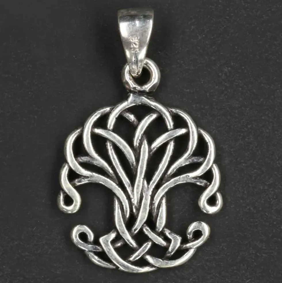 Lebensbaum Kettenanhänger Kelten Knoten Silber 925/000