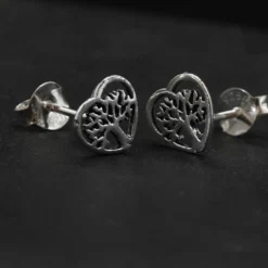 Lebensbaum Ohrstecker Silber 925 Ohrschmuck Ohrring