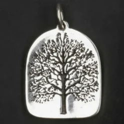 Lebensbaum schlicht Schmuck Anhänger aus 925 Silber