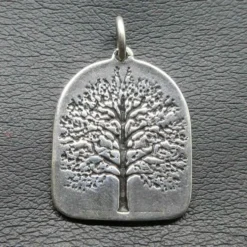 Lebensbaum schlicht Schmuck Anhänger aus 925 Silber