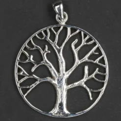 Lebensbaum Schmuck Ø 2,7cm Kettenanhänger 925 Silber