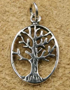Lebensbaum Schmuck Kettenanhänger 925 Silber
