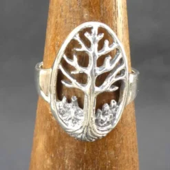 Lebensbaum 925 Silber Ring Schmuck Silber Damen Mädchen Silbering