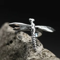 Libelle Ohrklemme 925er Silber Ohrschmuck