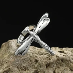 Libelle Ohrklemme 925er Silber Ohrschmuck