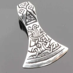 Mammen Axt Schmuck Anhänger aus Silber Kultbeil 925 Silber