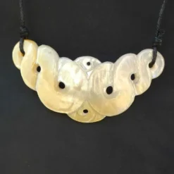 Maori Schmuck Perlmutt Collier Kette Handarbeit