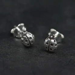 Marienkäfer Ohrstecker 925 Silber Ohrschmuck