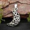 Mond keltisch Schmuck Kettenanhänger 925 Silber
