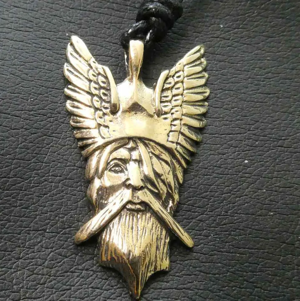 Odin Anhänger Amulett Bronze Schmuck