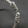 Odins Raben Armreif Ø 7cm Silber Wikinger Armschmuck 925 Silber Männer