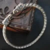 Odins Raben Armreif Silber 925/000 Wikinger Armschmuck Männer