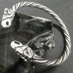 Odins Raben Armreif Silber 925/000 Wikinger Armschmuck Männer