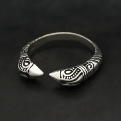 Odins Rabe Ring Wikinger Schmuck 925 Silber