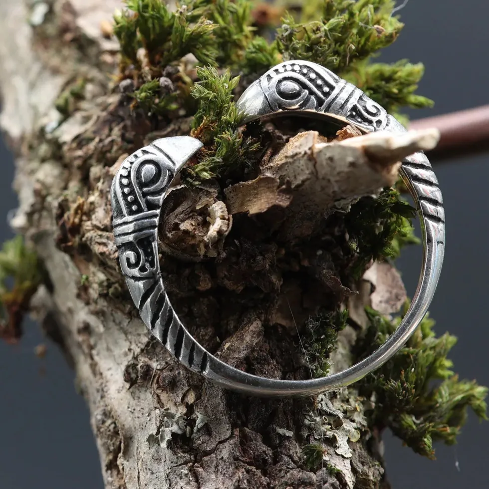 Odins Rabe Ring Wikinger Schmuck 925 Silber