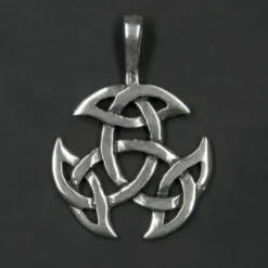 Offene Dreifalt Schmuck 925 Sterling Silber keltischer Anhänger