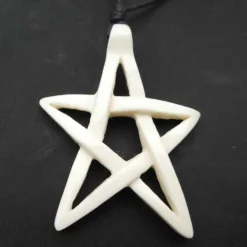 Offenes Pentagramm Schmuck aus Knochen Schmuck Kette