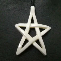 Offenes Pentagramm Schmuck aus Knochen Schmuck Kette
