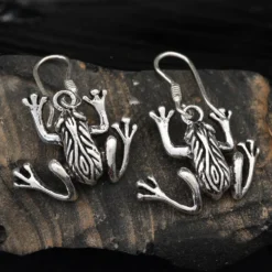 Ohrhänger Frösche 925 Silber Paarpreis