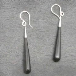 Ohrhänger 925 Silber mit Horn Anhänger Ohrringe Handarebeit