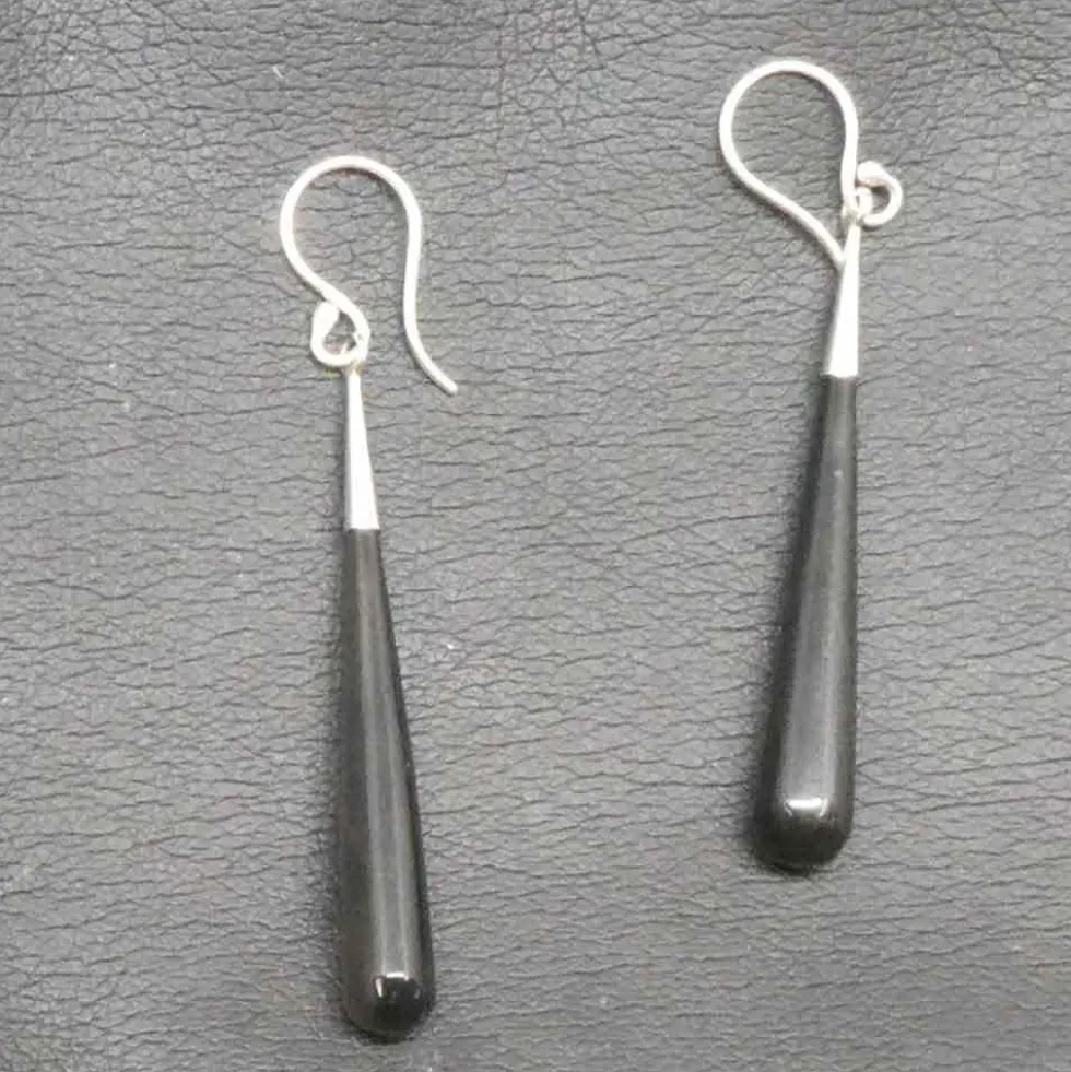 Ohrhänger 925 Silber mit Horn Anhänger Ohrringe Handarebeit