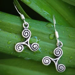 Ohrhänger Triskelion Sterlingsilber (Paar)