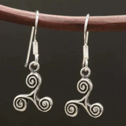 Ohrhänger Triskelion Sterlingsilber (Paar)