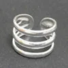 Ohrklemme 925 Silber schlicht Ohrschmuck