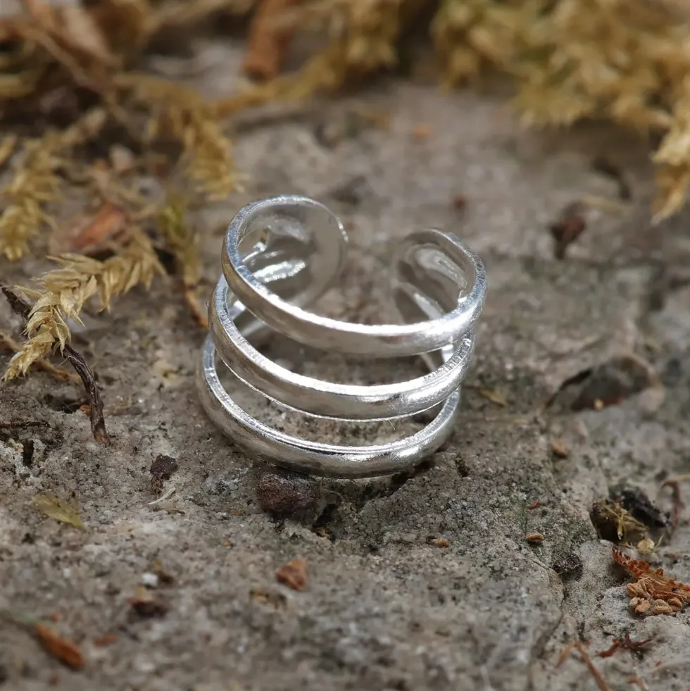 Ohrklemme 925 Silber schlicht Ohrschmuck