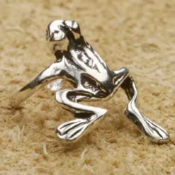 Ohrklemme Sterlingsilber Frosch