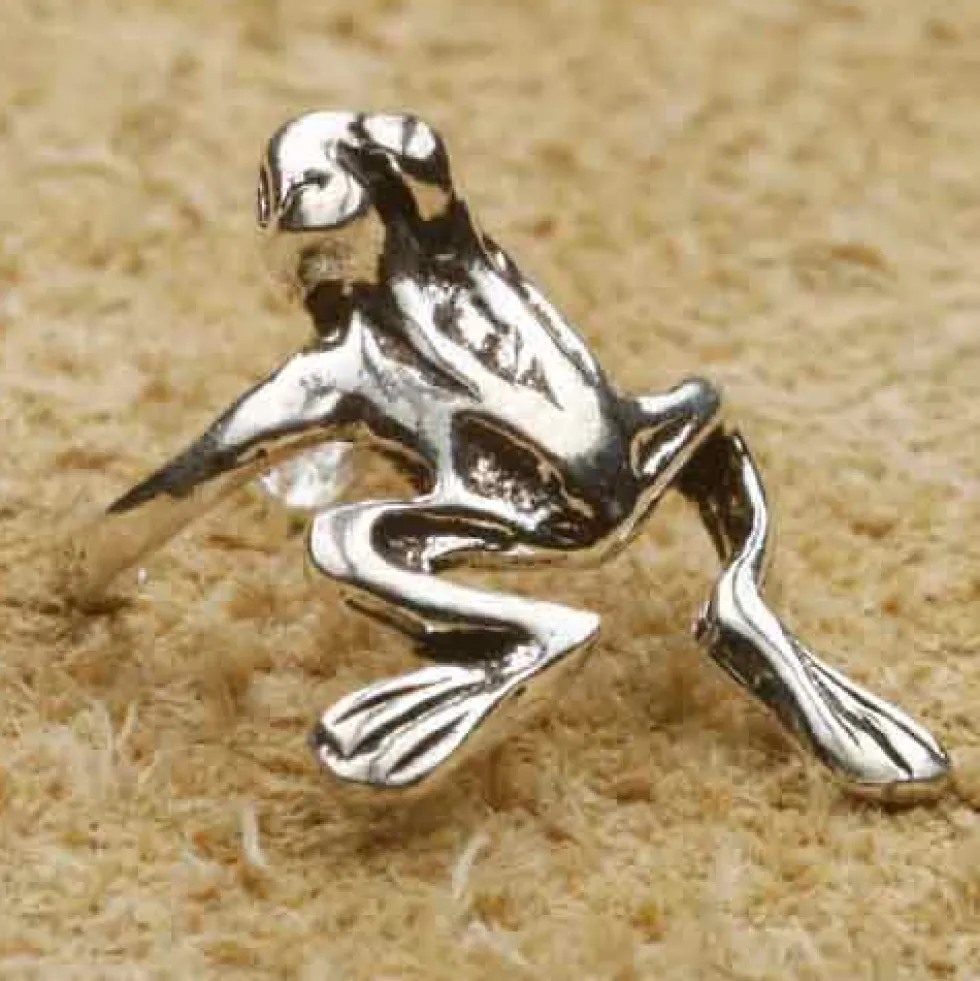 Ohrklemme Sterlingsilber Frosch