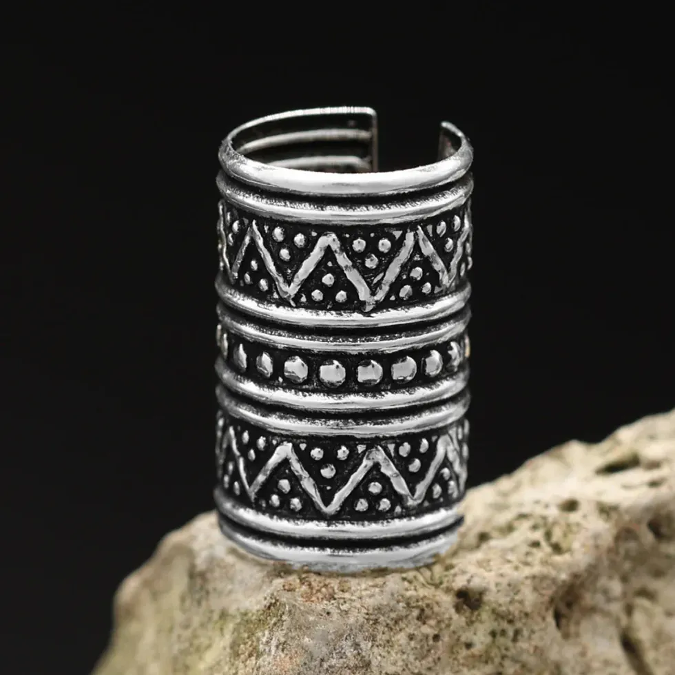 Ohrklemme verziert breit 925 Silber Ohrschmuck Ear Cuff